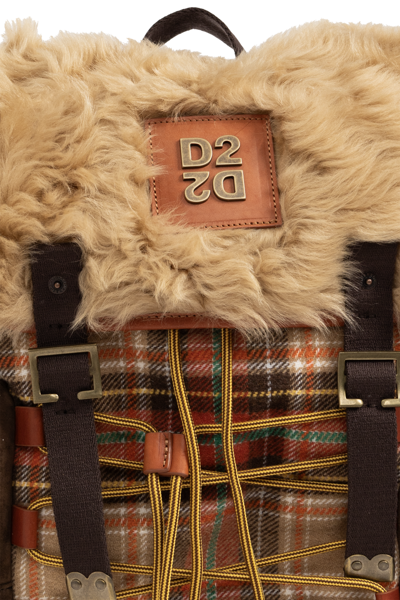 DSQUARED2 チェック柄 バックパック リュック Dsquared2 Backpack with multiple pockets | Men's | Vitkac